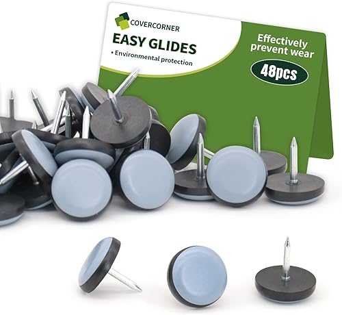 Protectores de suelo para patas de silla, deslizadores de muebles de 34 pulgadas, protectores de suelo para sillas