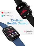 TOOBUR Smart Watch for Men Women, Alexa Built-in, Answer/Make Calls, 1.91" HD Screen Fitness Watch, IP68 Waterproof, Heart Rate Monitor, Sleep Tracker, Smartwatch Compatible Android iOS, Blue