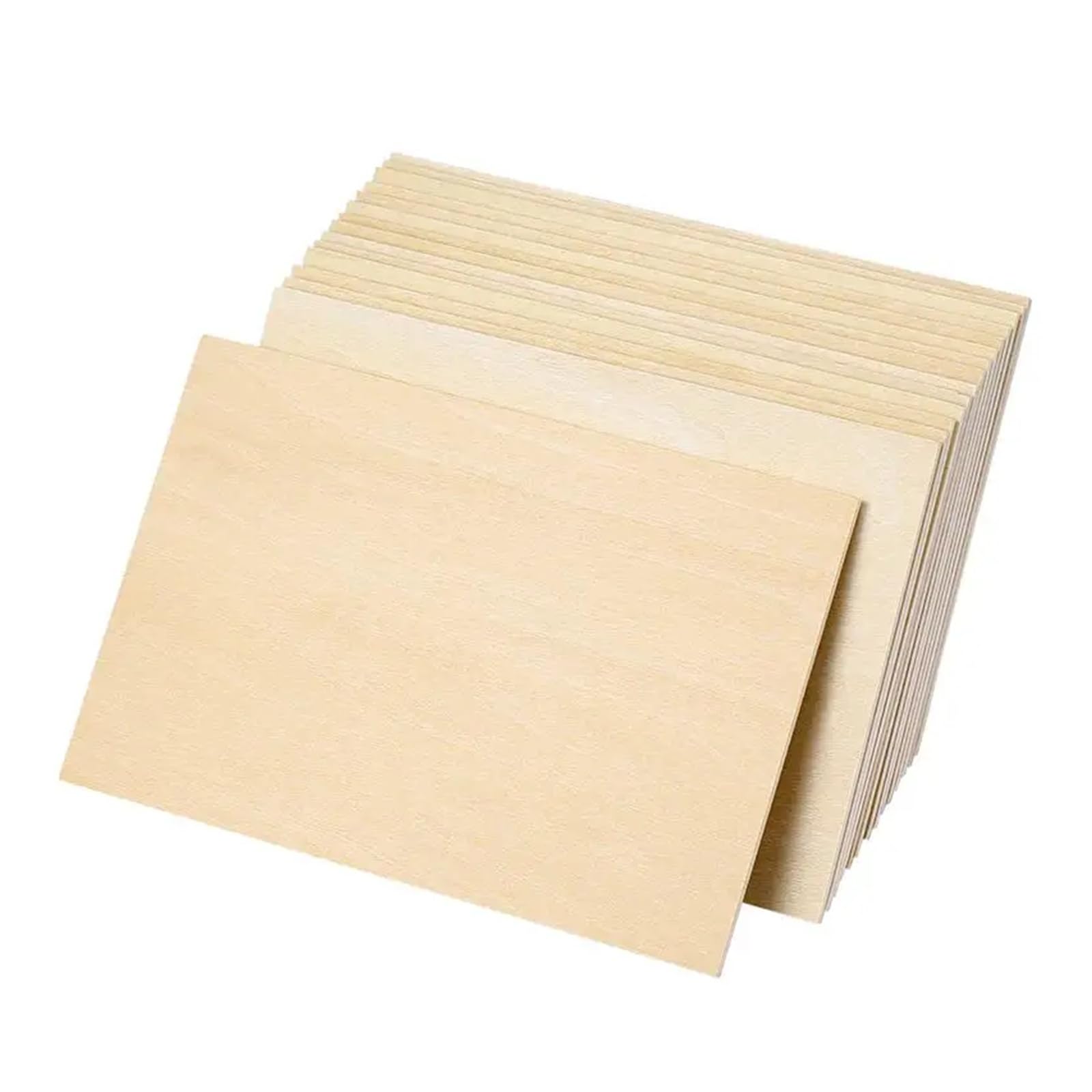 Rzeźbione drewniane arkusze drewno lipowe deska rzemieślnicza niedokończona deska sklejka cienka drewniana płaska DIY naturalne kawałki drewna brzoza rysunek obraz drewniane patyczki (45 szt.)