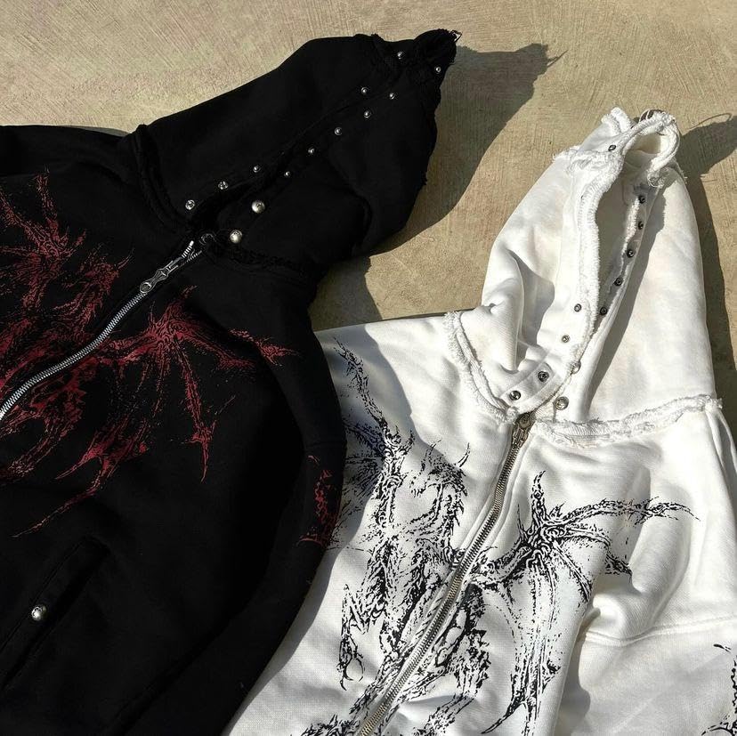 Amazon.co.jp: 限定品！ThugClub DragonStudHood ZipUp(black) : おもちゃ