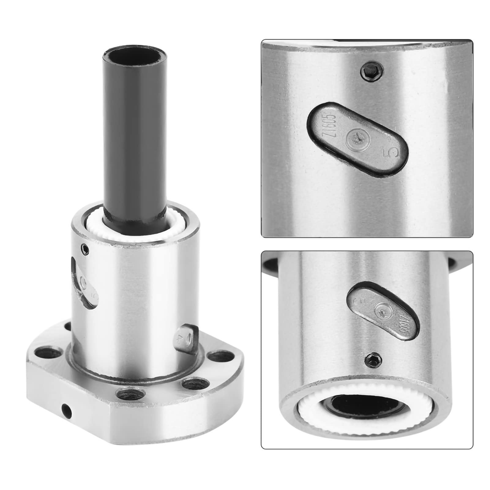 Tornillo de bola CNC 16 mm Rm1605 Sfu1605, tuerca de brida de acero