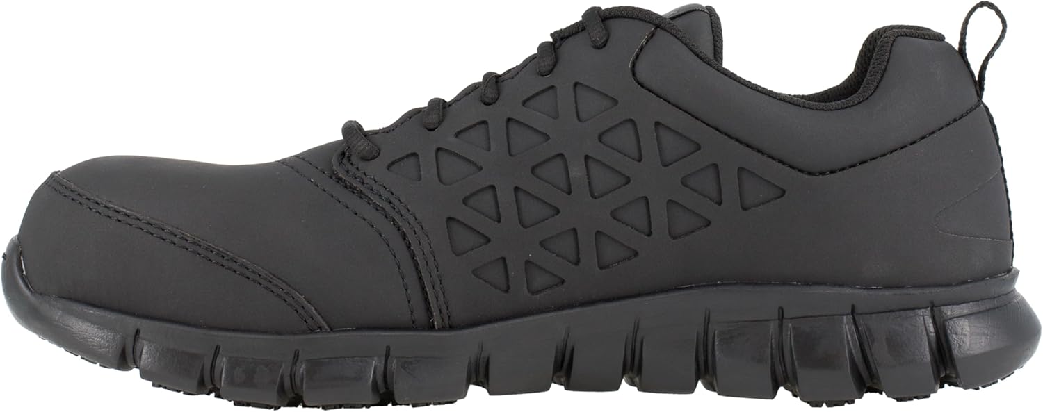 Reebok Mens Sublite Cushion Exofuse Slip Resistant Composite Toe Work/Duty - Black - Image 5
