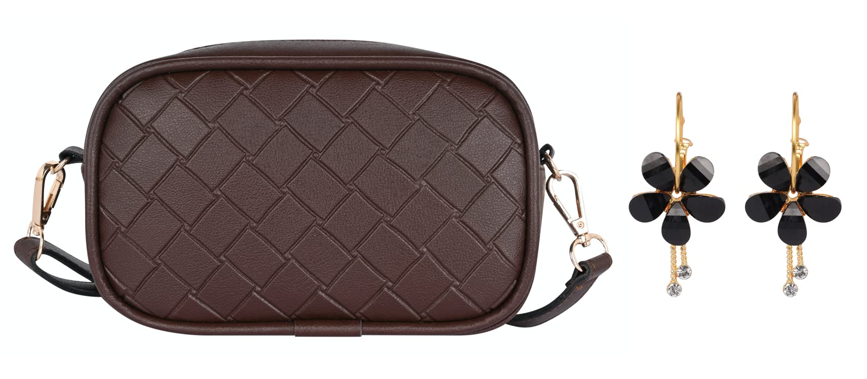 Mocha Brown Sling Bag For Women Stylish | Mobile Side Crossbody Purse Sling | Birthday Festival Gift Item For Girls | Corporate Staff Employee Clients Gift Hamper-image-24