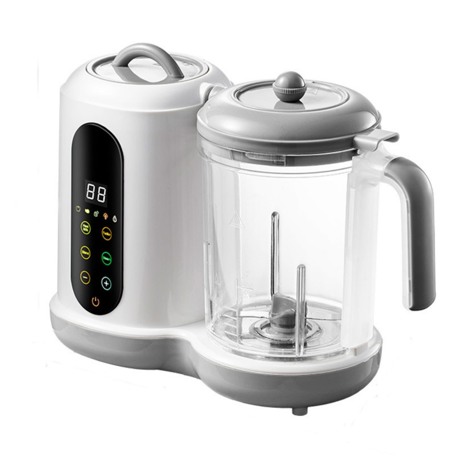 Digital Display Baby Puree Maker Touch Controls Infant Puree Steamer Blender for Kitchen, UK Plug|Food Grinders & Blenders|Baby-image-33
