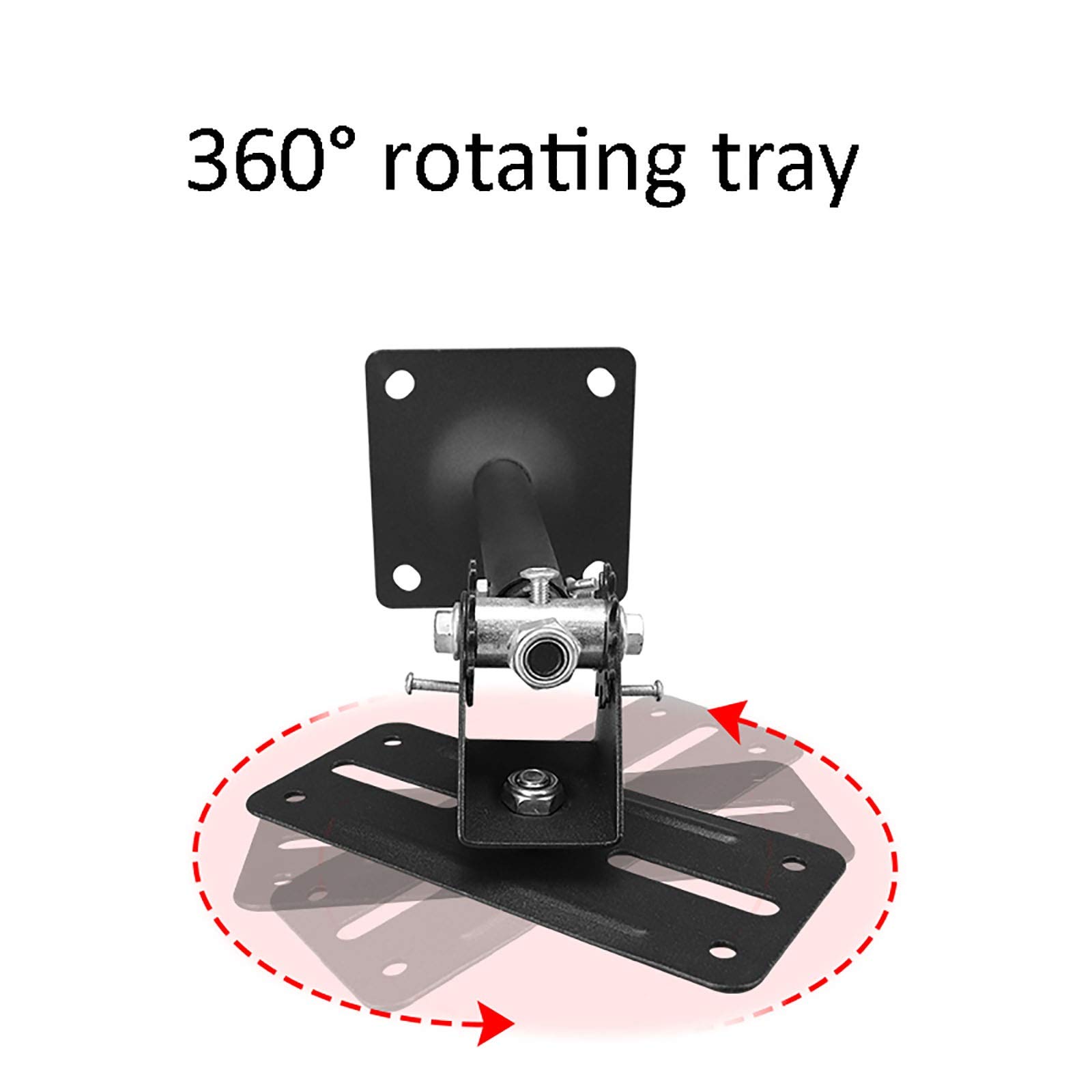 TEmkin Soporte para Altavo,1 par montado en la Pared, Puede soportar una Carga de 88 lb/40 kg, Adecuado para Altavoces de Paquete de Tarjeta y Altavoces Profesionales