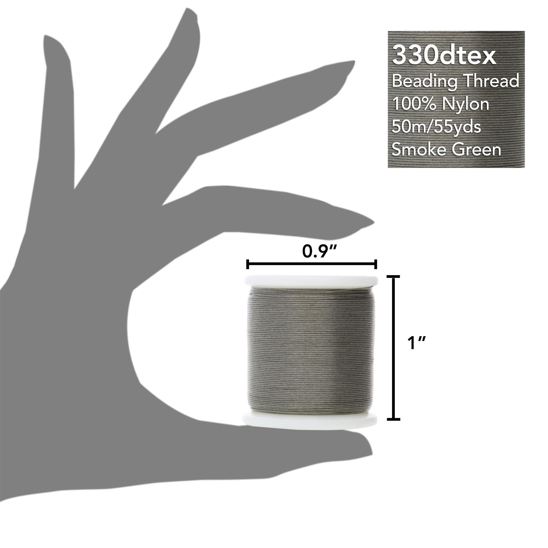 Boîte de 12 bobines de fil KO en nylon, 100 % nylon japonais pré-ciré, résistant aux nœuds, 50 m, pour projets de perles, travaux de tissage, tissage de perles