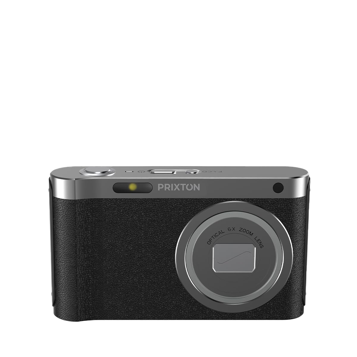 PRIXTON Cámara Digital 4K UHD 64MP Discovery DC650, Cámara de Fotos con Wi-Fi y App, Estabilización Anti-Shake, Detección Facial, Zoom Óptico 6X, Pantalla IPS 2,88", USB-C, MicroSD hasta 256 GB
