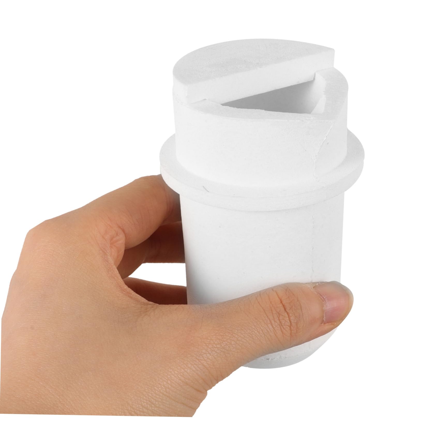 KICHOUSE High-Temperature Resistant Crucible Melt Dish Crucible for Jewelry Laboratory Accessories