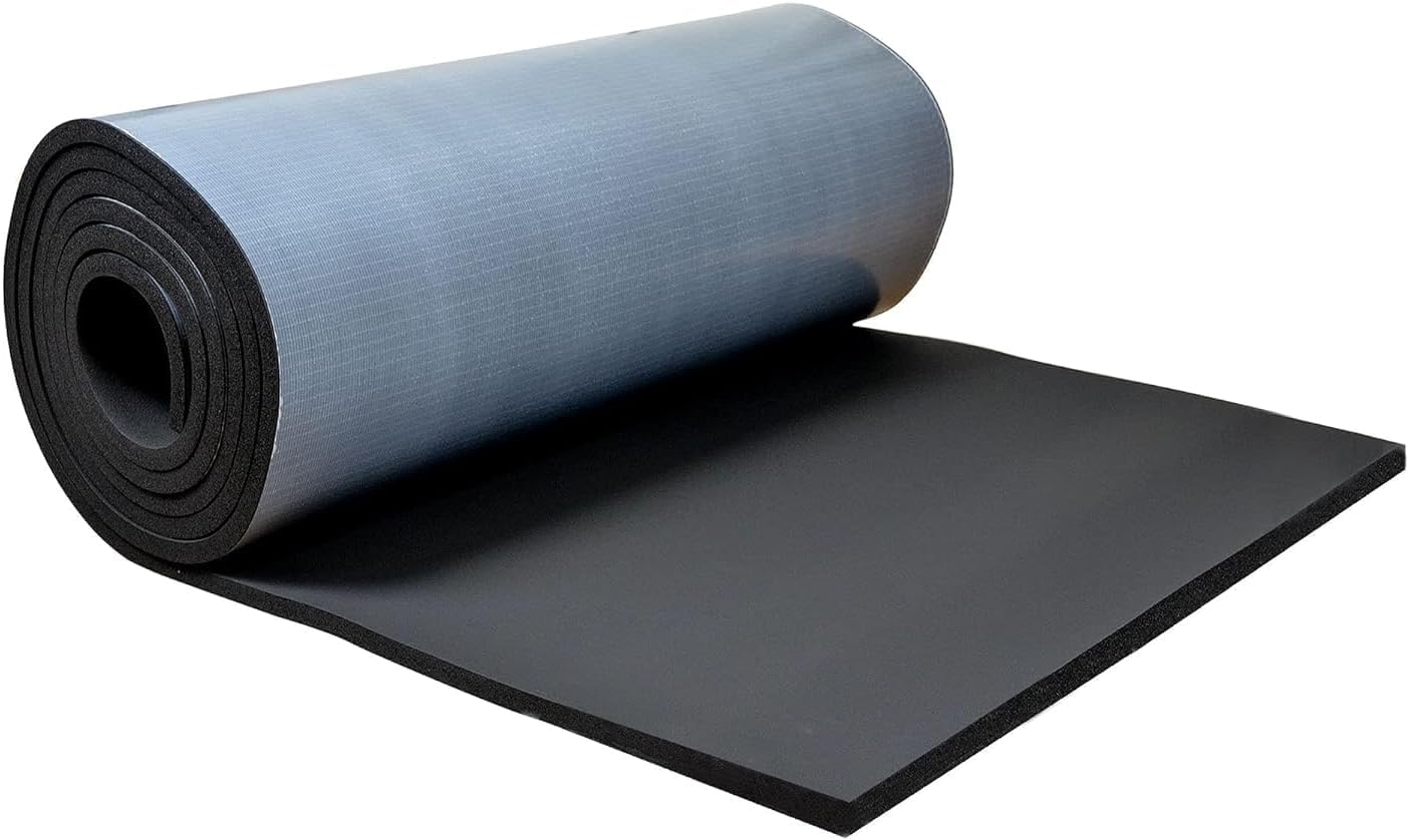 Placa de aislamiento K-Flex ST autoadhesiva ORIGINAL + guantes + llavero Scorprotect® (negro, espesor de aislamiento 13 mm, 1000 x 8000 mm)