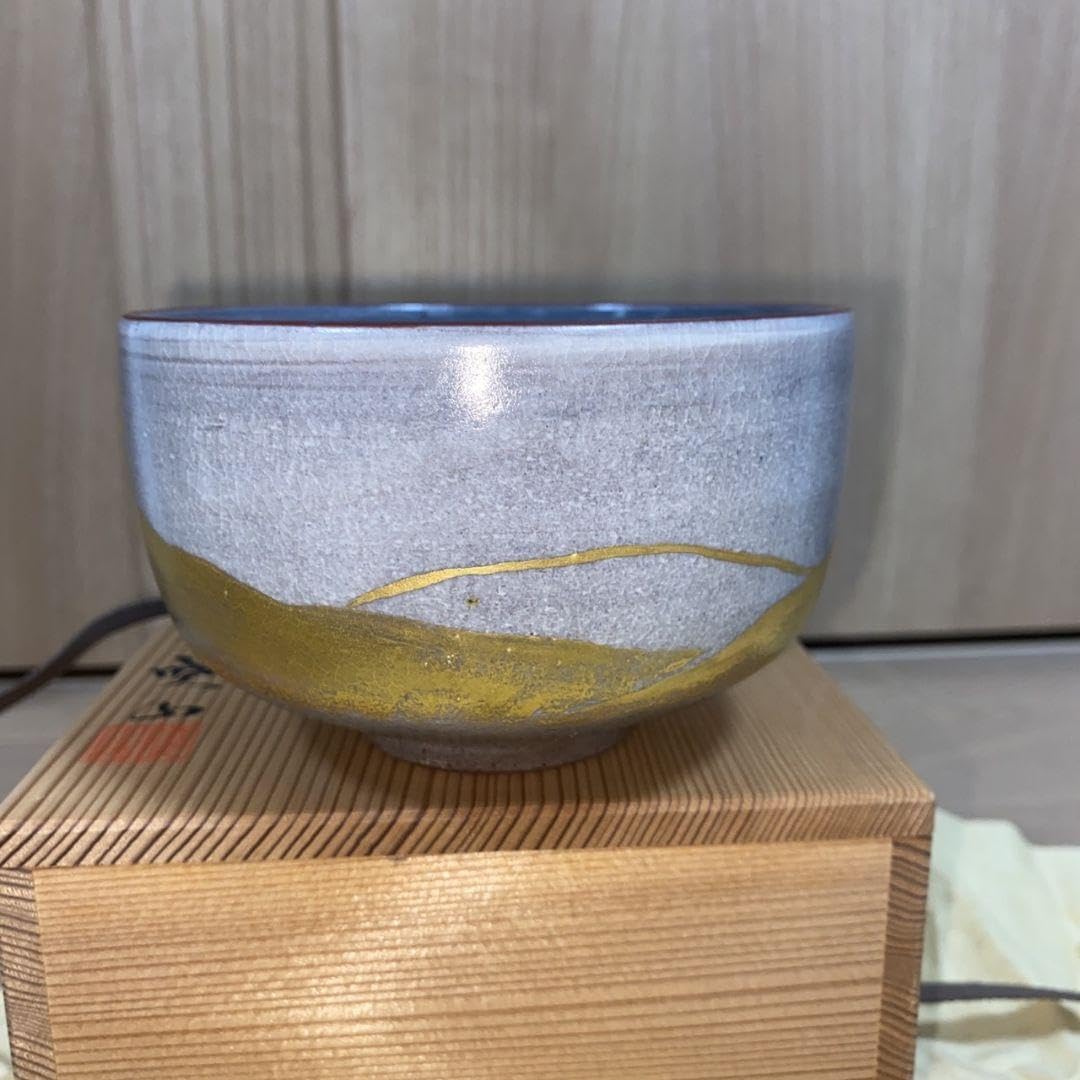 Amazon.co.jp: 茶道具 茶碗 暁窯 岡田暁山作 抹茶茶碗 茶器 茶具