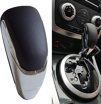 Automatic Genuine Leather Car Shift Gear Knob Stick Lever Head for Mazda 3 5 6 8 Series MX-5 CX-5 CX-9