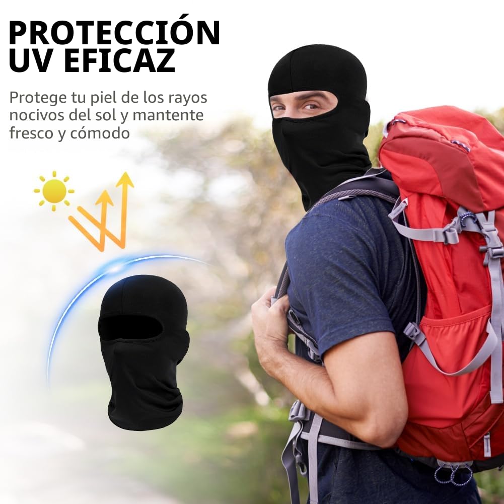 Máscara de Pasamontañas Unisex para Bicicleta Motocicleta Deportes al Aire Libre