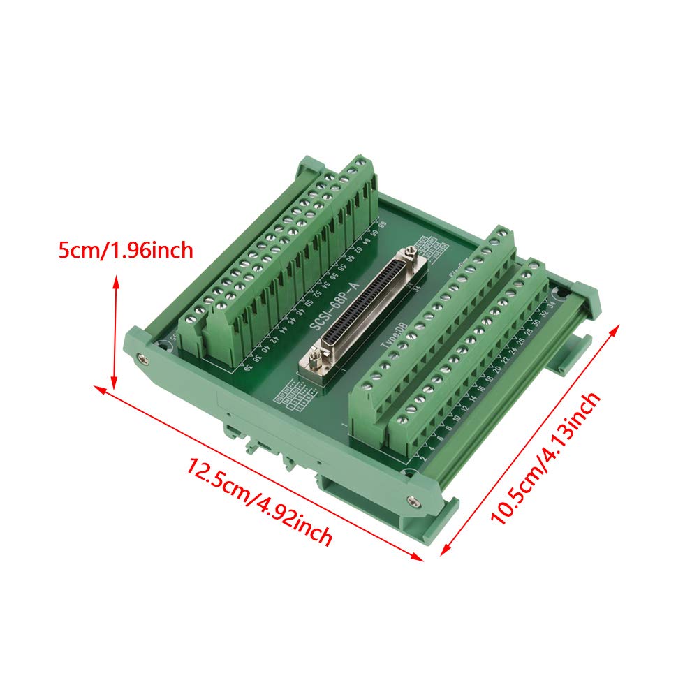 Module de borniers de relais, SCSI 68 broches, adaptateur de carte de capture de type D, connecteur femelle, bornier