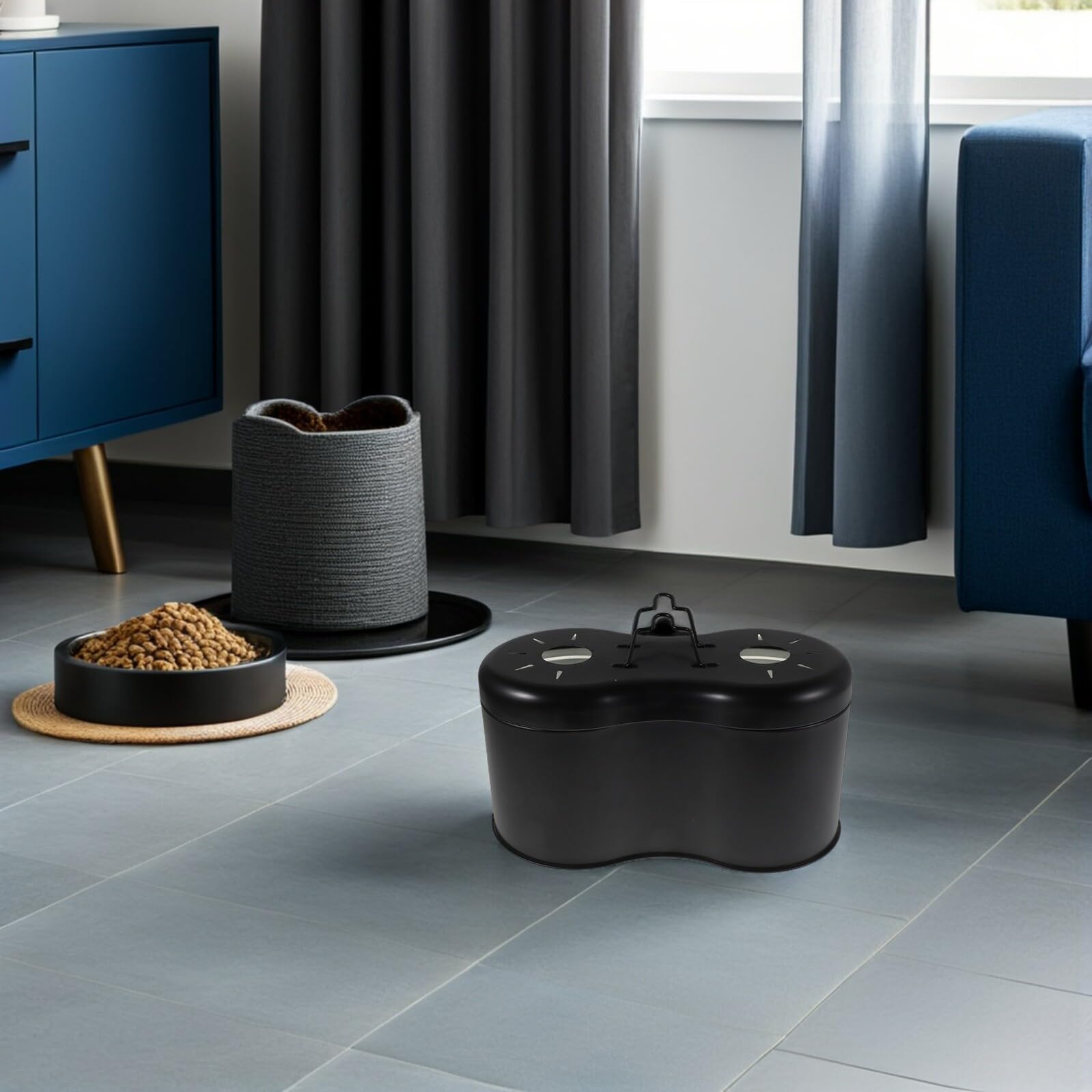 Lampada con Doppio Paralume in Alluminio Nero per Rettili e Sicurezza Affidabile Efficienza Luminosa Migliorata per Rettili e Serpenti in Terrari di Vetro