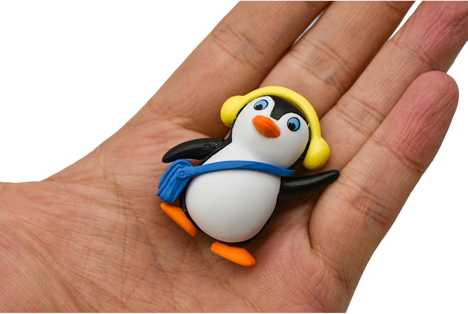 8Pcs Miniature Skiing Penguin Figurines Mini Cartoon Antarctica Animal Figures Resin Winter Village Cake Toppers for DIY Birthday Micro Landscape Fairy Garden Crafts - Image 4