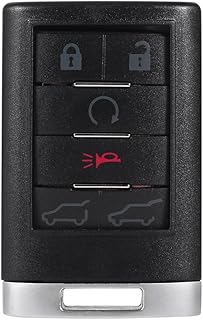 for Cadillac Escalade Key fob-Acouto Replacement 6 Buttons Smart Keyless Remote Key Shell Case Cover Fob for Cadillac Escalade