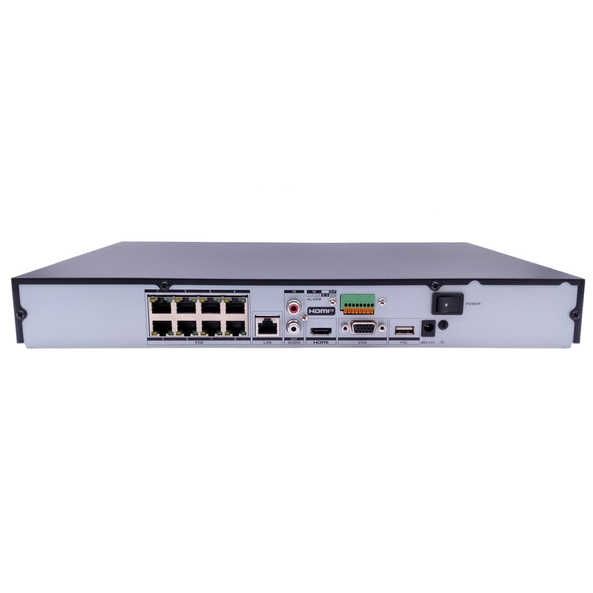 Hikvision DS-7608NXI-K2/8P 8-ch PoE 12MP NVR, H.265+, Menschen-/Fahrzeugerkennung (keine HDD enthalten)