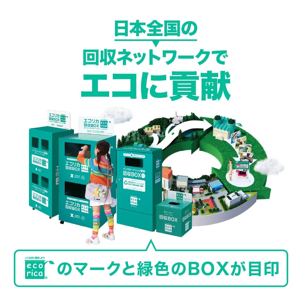 互換リサイクルトナー エコリカ キャノン カートリッジ 4個セット ECT