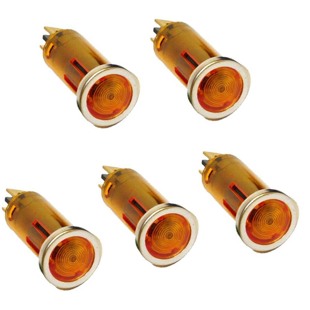 12V-400V LED Warning Light 3 Colors 10 Indicator Lap Car Van Boat Indicator Light Pilot Dash - View #10