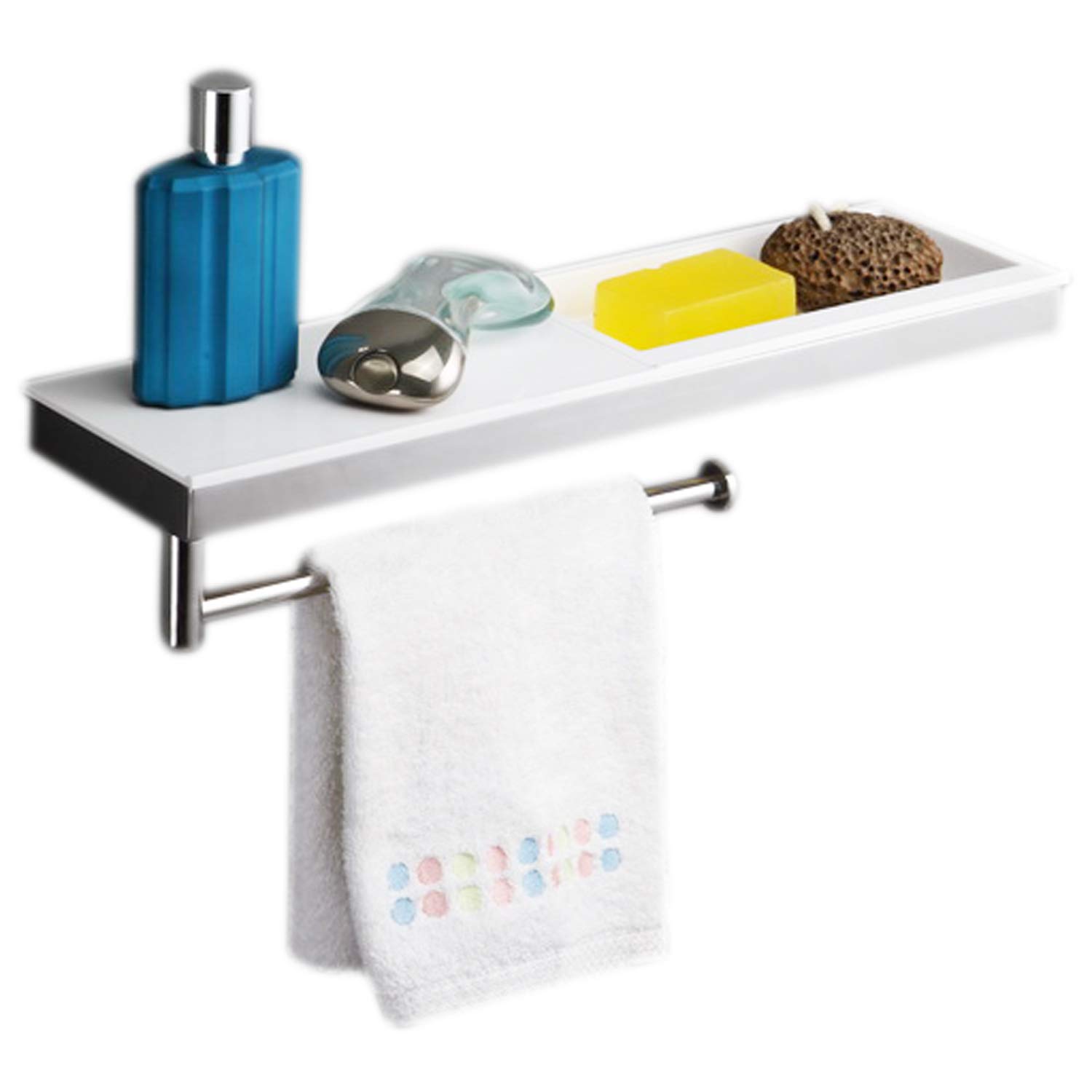 Branco HGF-008 Design Bathroom Floating Wall Rack Shelves