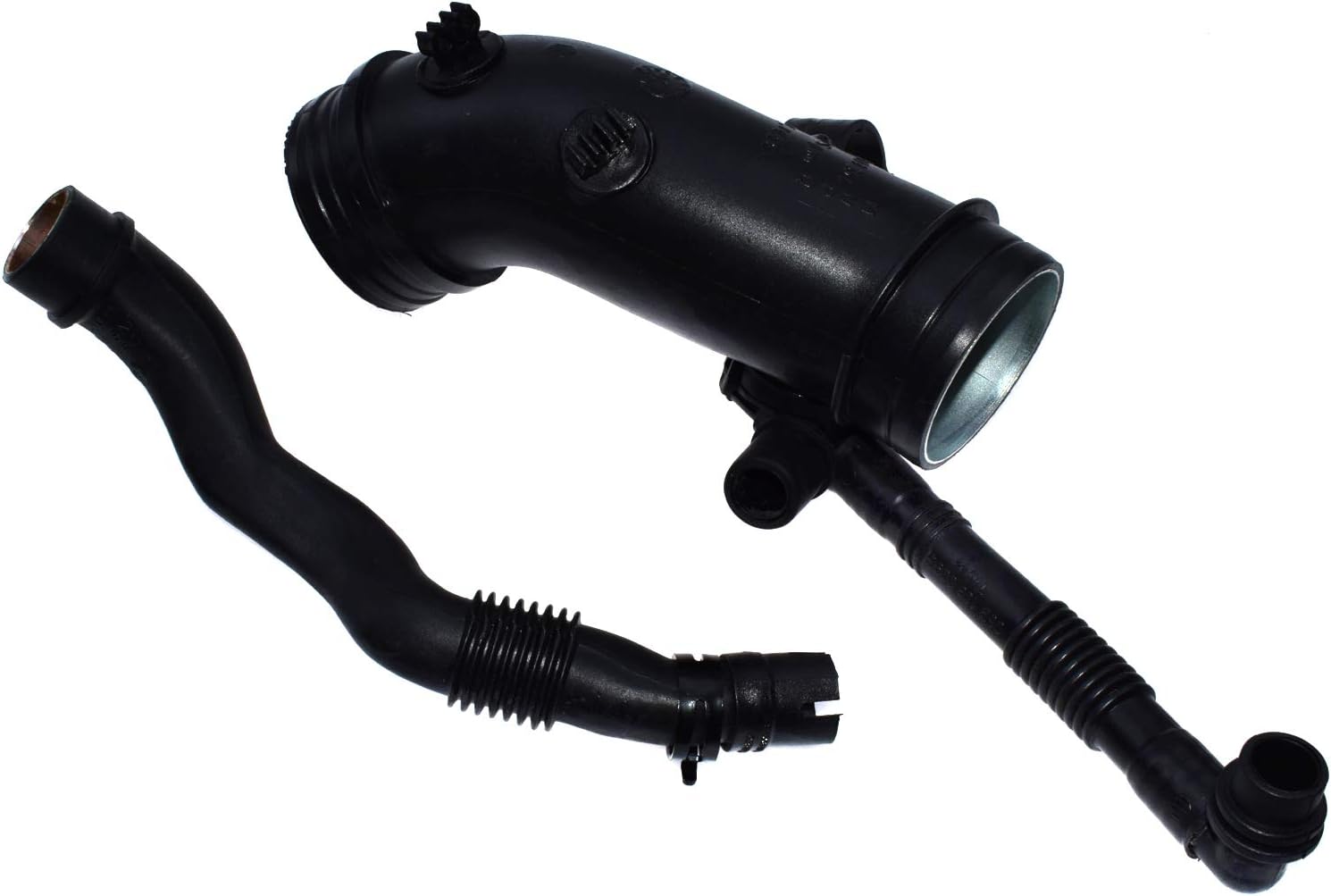 2Pcs Engine Crankcase Breather Hose Set Fit For VW Passat B5 SKODA Superb 06B133354P,06B103217M