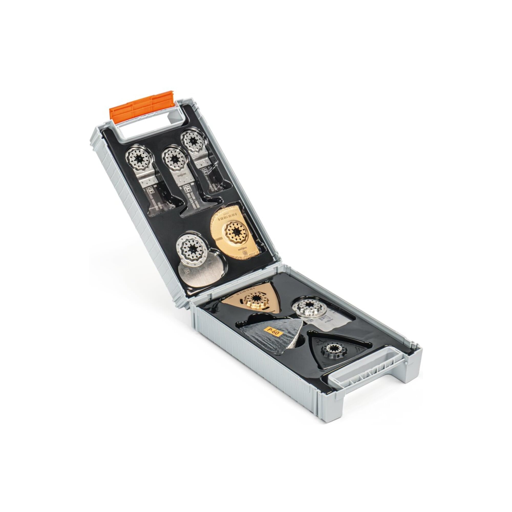 FEIN Starlock PLUS Ultimate Set 23 profesjonalne akcesoria do piłowania, szlifowania, cięcia, skrobania, przycinania i golenia – nasadka Starlock Plus