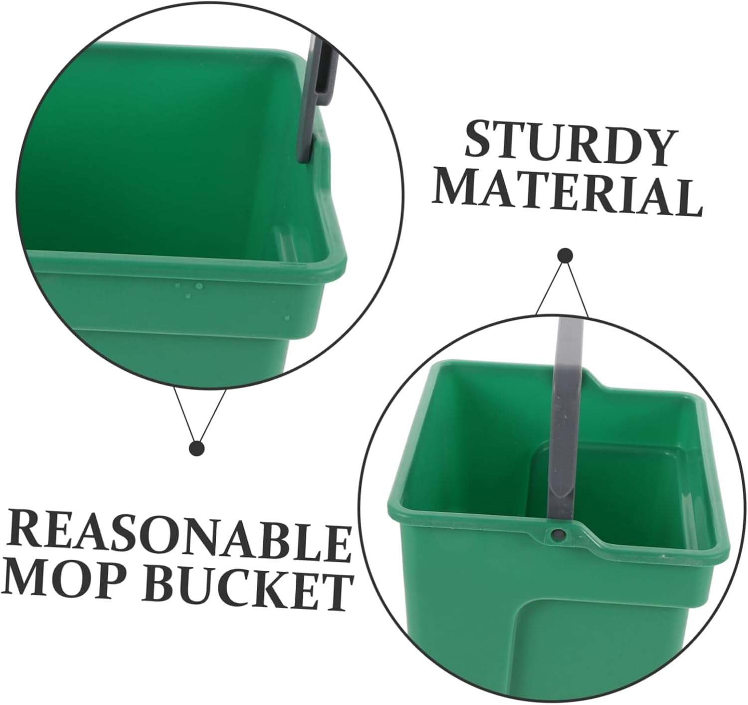 SOLUSTRE 3pcs Water Storage Bucket Handheld Mop Bucket for Home Office Commercial Use Capacity Versatile Cleaning for Various Tasks Effortless Transportation