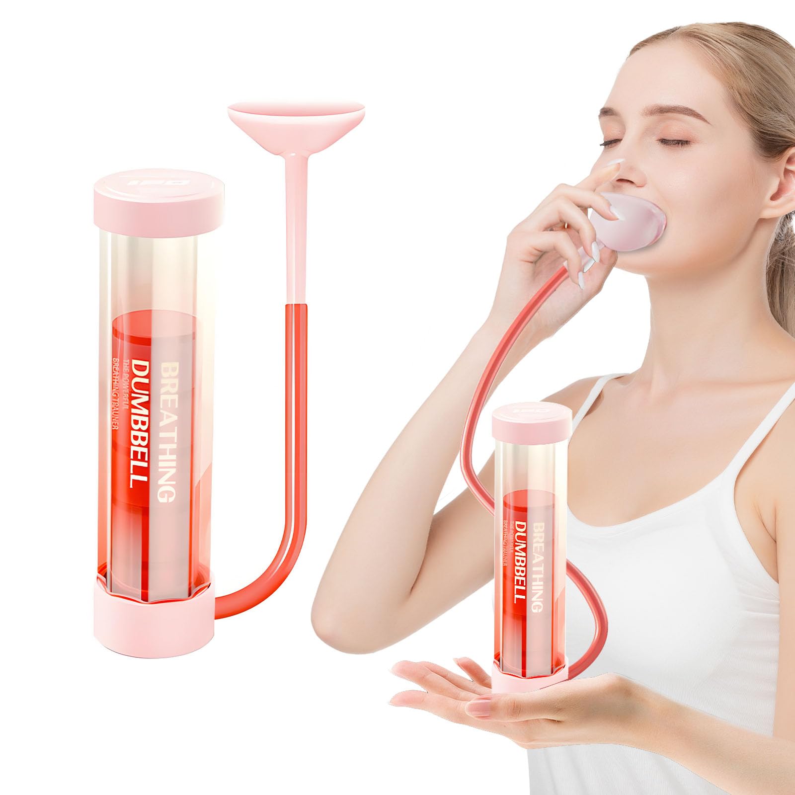 Exercice pulmonaire à respiration profonde, spiromètre de motivation, entraîneur pulmonaire, système de mesure respiratoire lavable et hygiénique pour améliorer la capacité pulmonaire