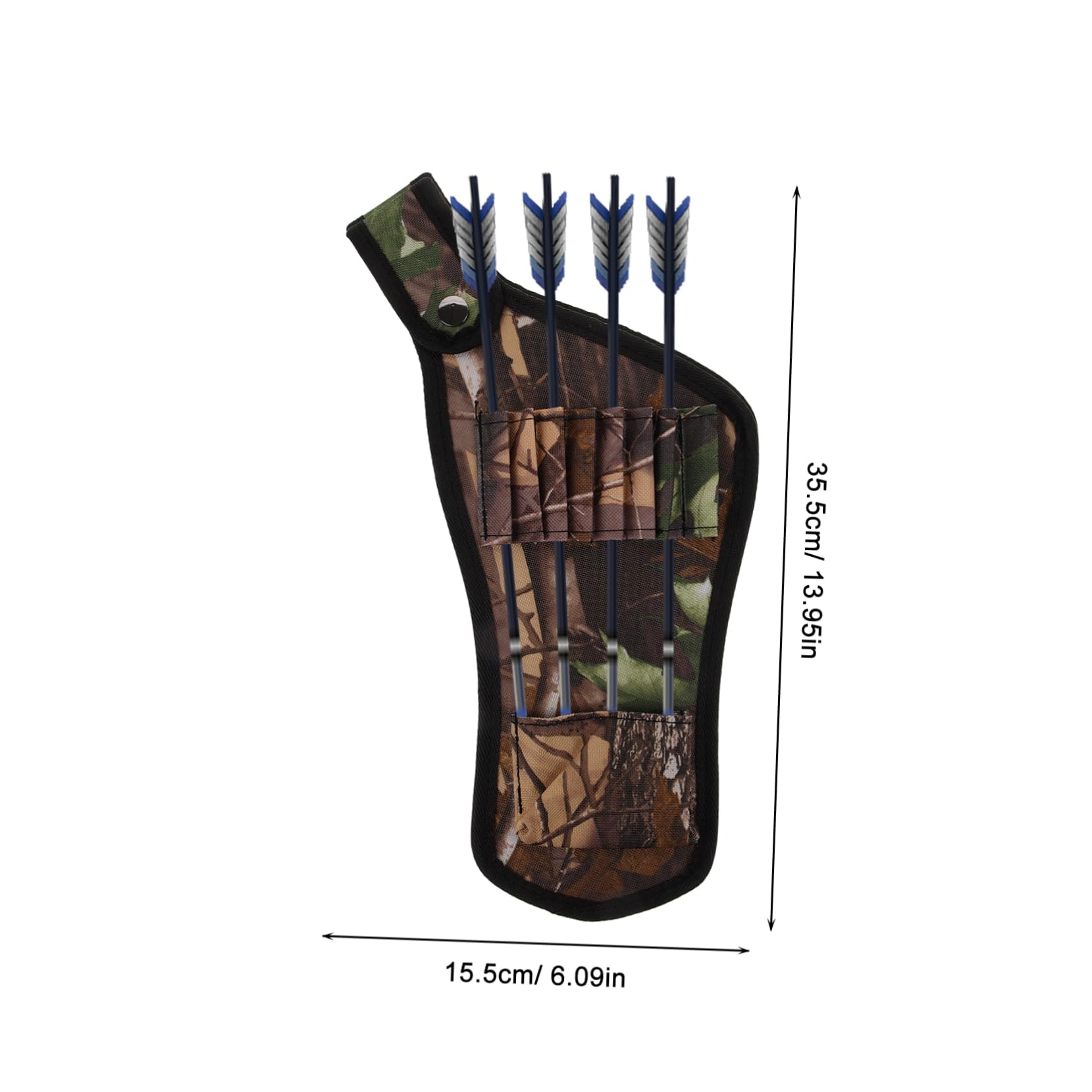 Canvas Arrow Bag Portable Archery Training Hunting Arrow Holder Teens Storage