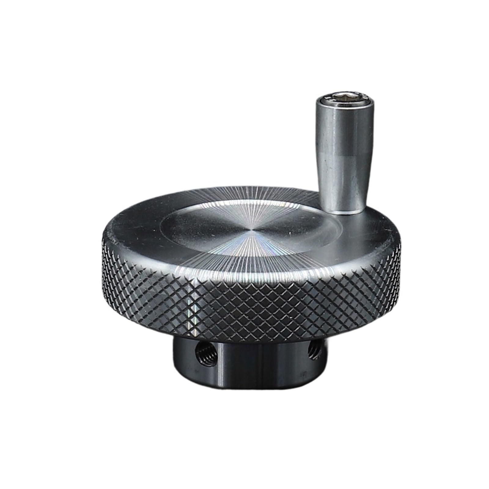 WUDCW 1Pcs Aluminum Alloy Handwheel for Lathe/Miller knobs Rocker Handle Handwheel(12mm,with Handle_40MM)