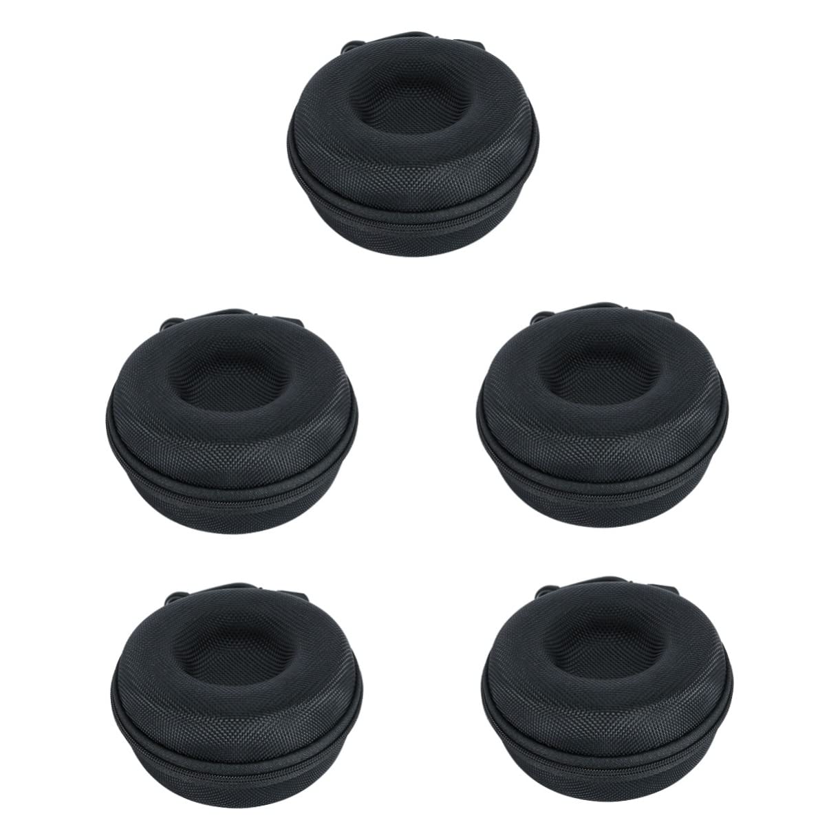 5 Stück Aufbewahrungsbox Für Uhren Elektronik Ladegerät Kopfhörer Kabel Schauen Sie Sich Den Speicher An Fall Handgelenkschachtehalter Spiel Black Wasserdichtes High-end-nylon