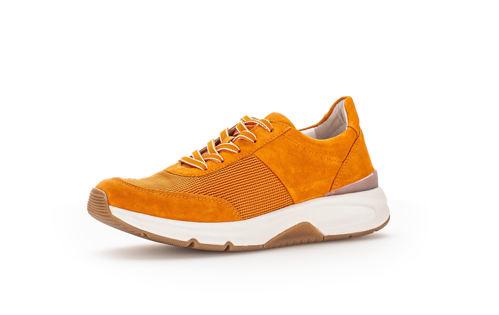 Gabor rollingsoft sensitive 76.973.32 dames rollende wandelsneaker bruin