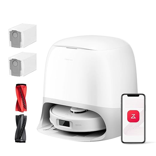 Robot Aspirateur Laveur Roborock Qrevo Curv S5X