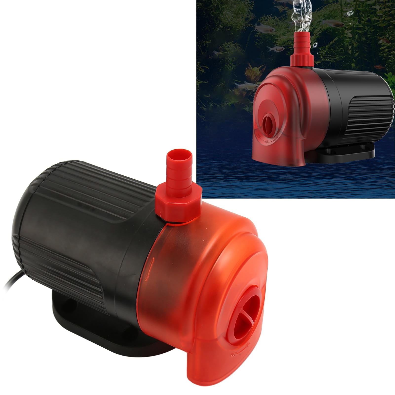 Bomba Sumergible para Acuario, Bomba de Agua Profesional de Doble Uso con Circulación Eficiente Y Silenciosa, Bomba de Agua con Filtro de Acuario, Pequeña Bomba de Fuente para Acuario, Fuente de(#1)