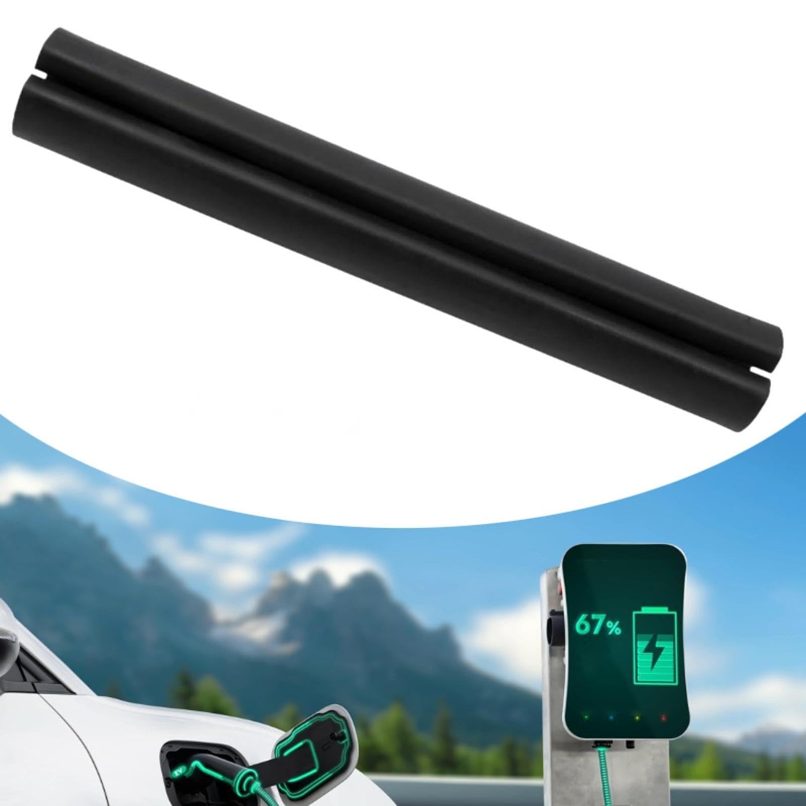 Protector de Cable de Carga para Vehículos Eléctricos - Fácil de Instalar - Alto Rendimiento - Práctico