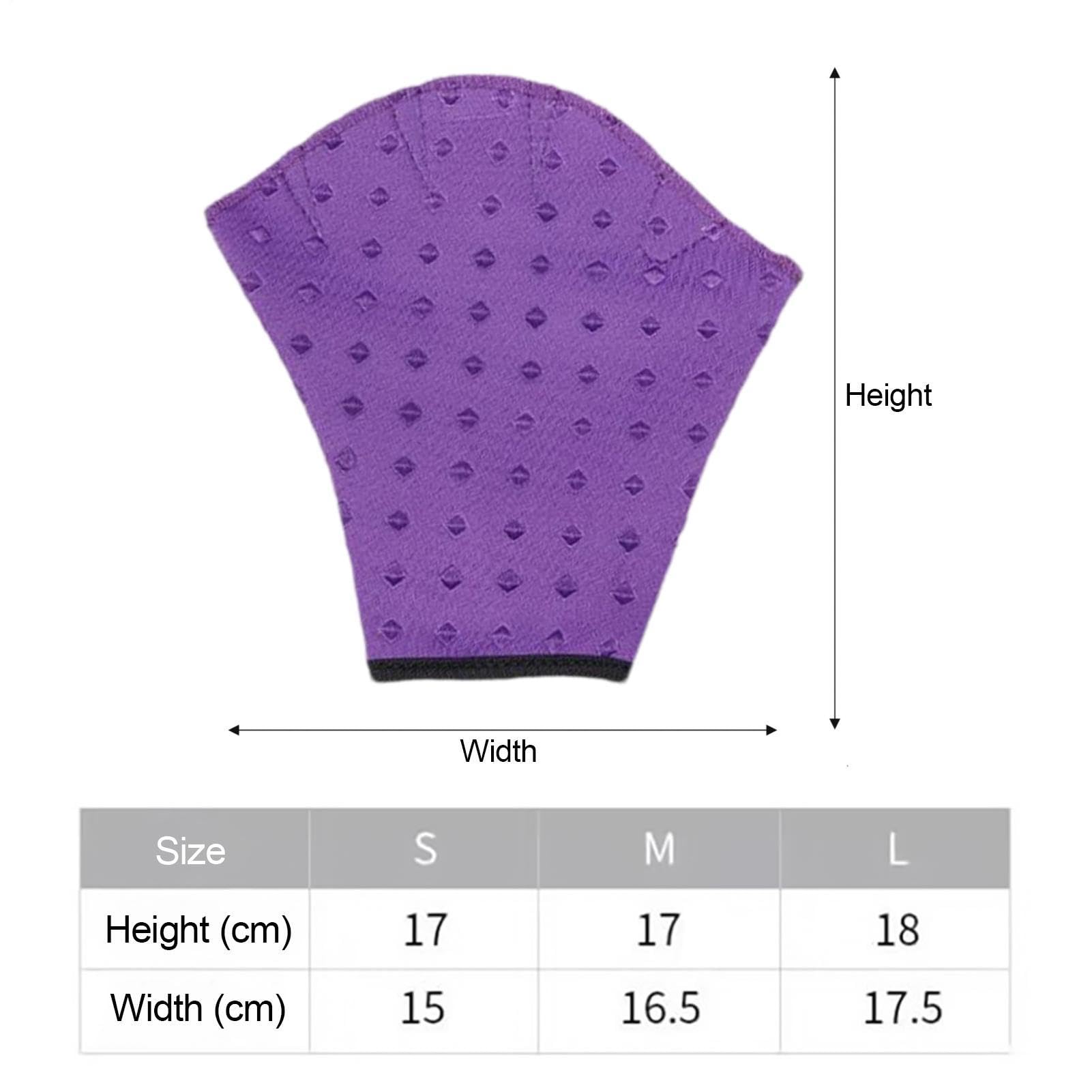 Schwimmhandschuhe, Schwimmhandschuhe Webbett, für Wassertraining - Fäustlinge Neopren mit Handgelenksgurt, Tauchgeschäft