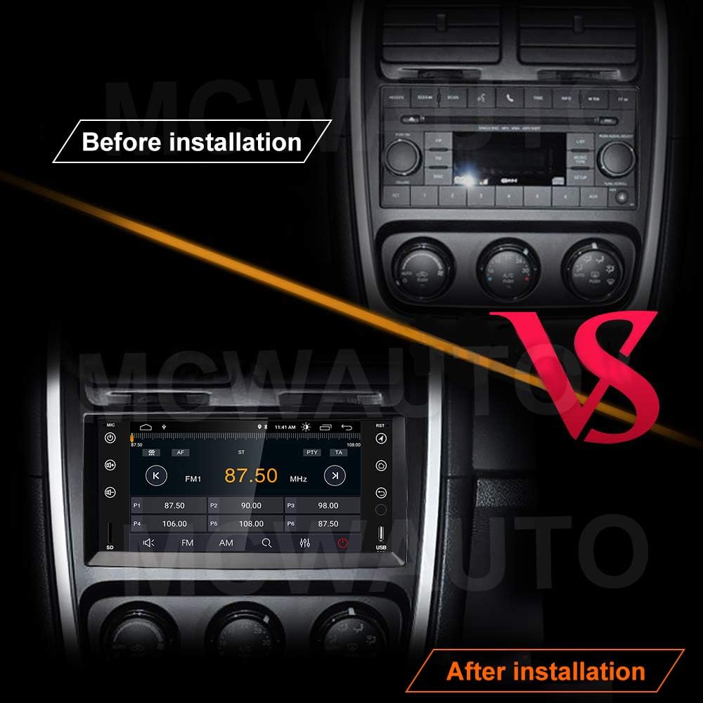 Best Cyber Monday 🔥 MCWAUTO Compatible Jeep Wrangler JK Dodge Ram Challenger Head Unit 7 Inch Android 10.0 Car Radio Media Player Auto GPS Navigation with 4G WiFi Bluetooth Buy 1 get 1 🔥 MCWAUTO Compatible Jeep Wrangler JK Dodge Ram Challenger Head Unit 7 Inch Android 10.0 Car Radio Media Player Auto GPS Navigation with 4G WiFi Bluetooth