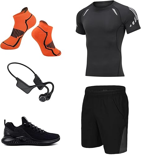 Miniatura 5 de JOYNÉE Calcetines casuales de corte bajo para hombre, paquete de 6 calcetines deportivos cómodos y acolchados