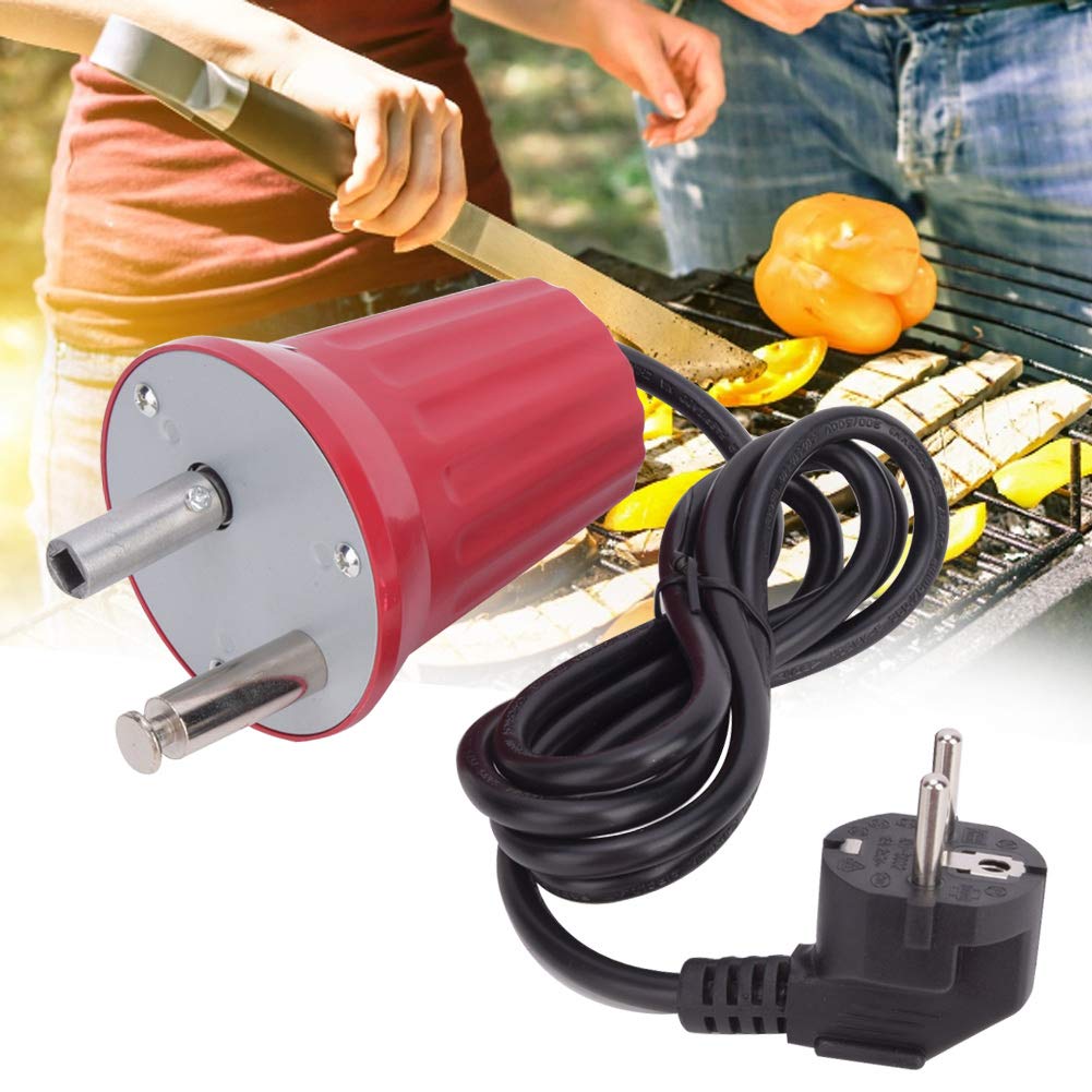 GAESHOW Motore per Griglia per Barbecue, Motore Rotatore per Barbecue Motore Elettrico 250V Accessori per Barbecue all'aperto Strumento per Esterni Spina UE