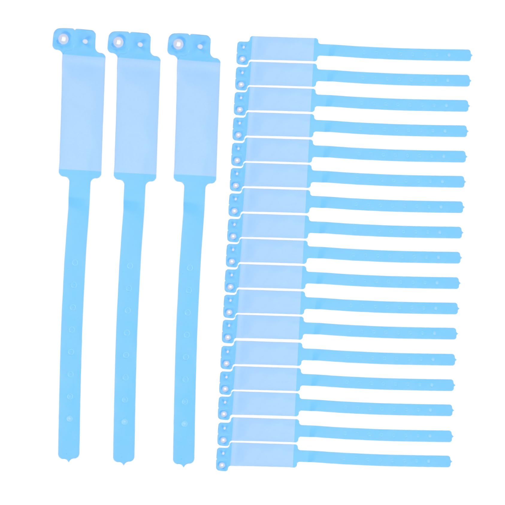 Didiseaon Lot De 5 Bracelets D'identification Pour Patients Bracelets Inscriptibles Pour Usage Hospitalier 100 Pièces X 5