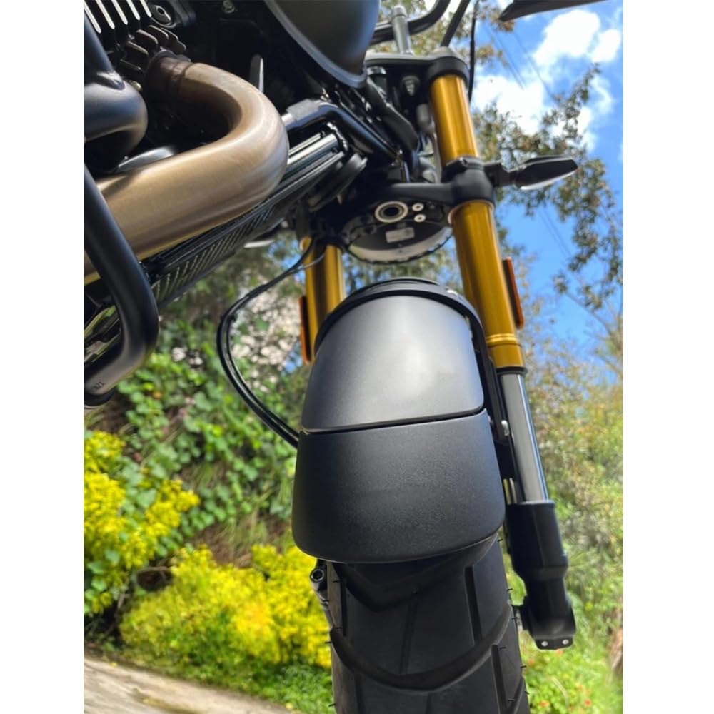 Vorderrad-Schutzblech-Verlängerungsplatte, kompatibel mit Triumph Scrambler 400X 2024+ Motorrad-Schutzblech-Verlängerung, Spritzschutz-Panel