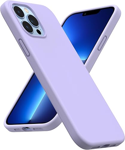 Miniatura 7 de ORNARTO Funda de silicona líquida a prueba de golpes diseñada para iPhone 13 Pro Max de 6.7 pulgadas, goma de gel, protección integral antigolpes,