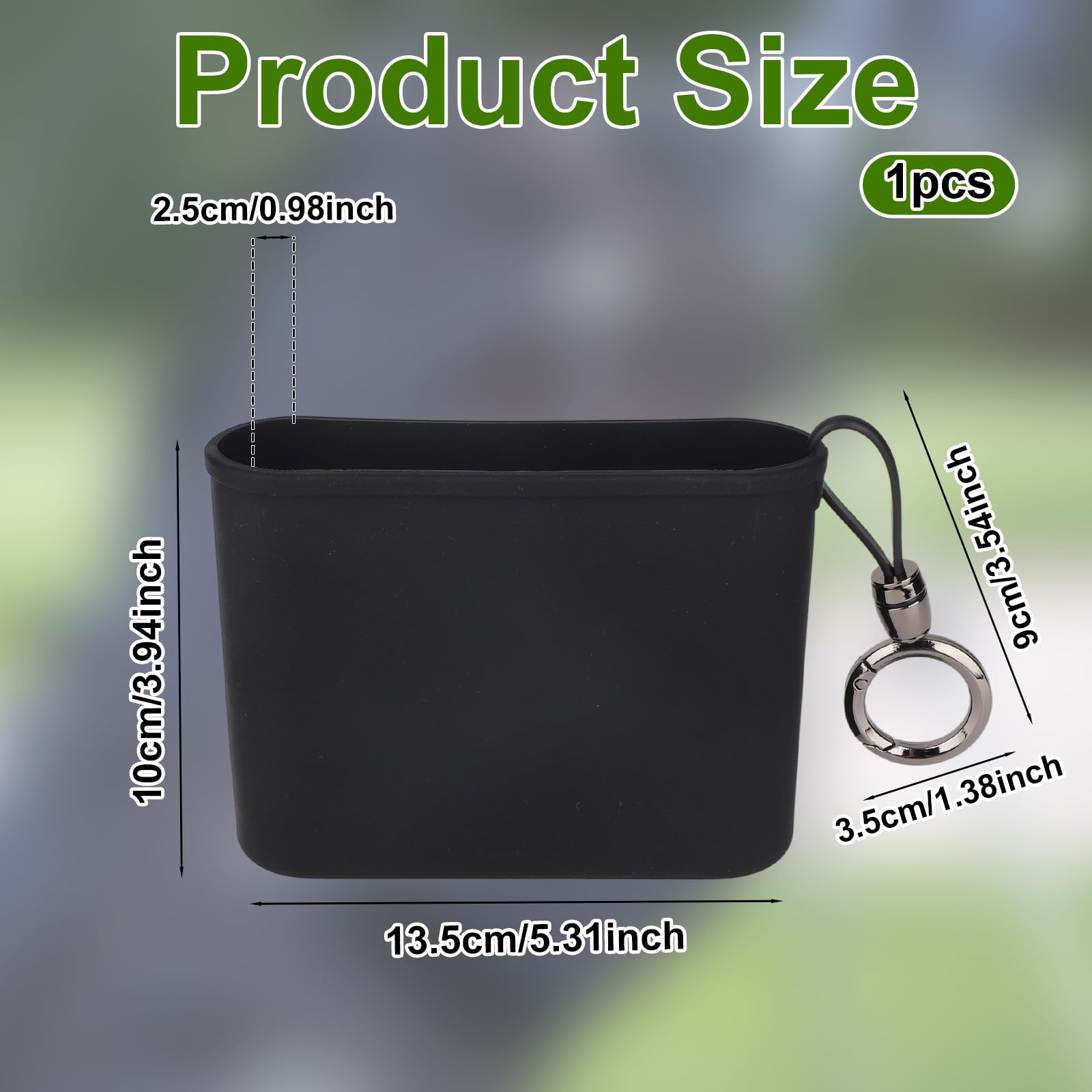 Penitue Sac de Nettoyage pour Clubs et Balles Golf, Silicone Pochette de Nettoyage Balles Golf Nettoie Les Rainures Étanche Lave-Balles Golfs & Clip Détachable Accessoires Sac Cadeaux pour Golfeurs