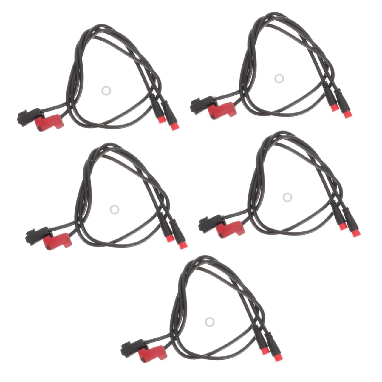 BESPORTBLE 5paires Câble De Frein Électrique pour Vélo Capteur De Frein à Déconnexion Compatible avec Moteurs Central Et Arrière Installation Facile Et Pratique Remplacement pour