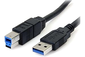 StarTech.com 6 ft USB 3.0 Cable A to B USB3SAB6BK