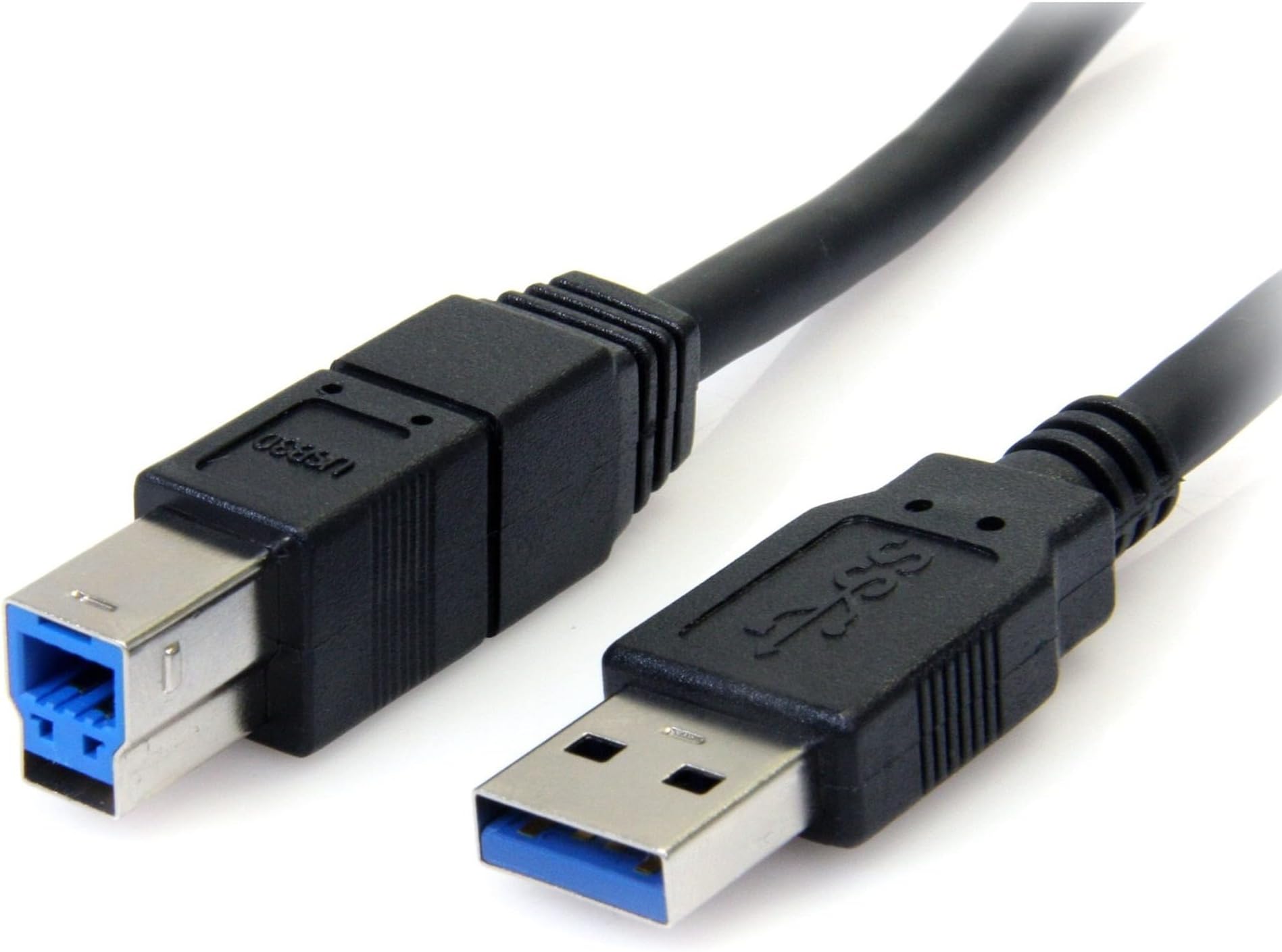 6' Black USB 3 Cable AB MM