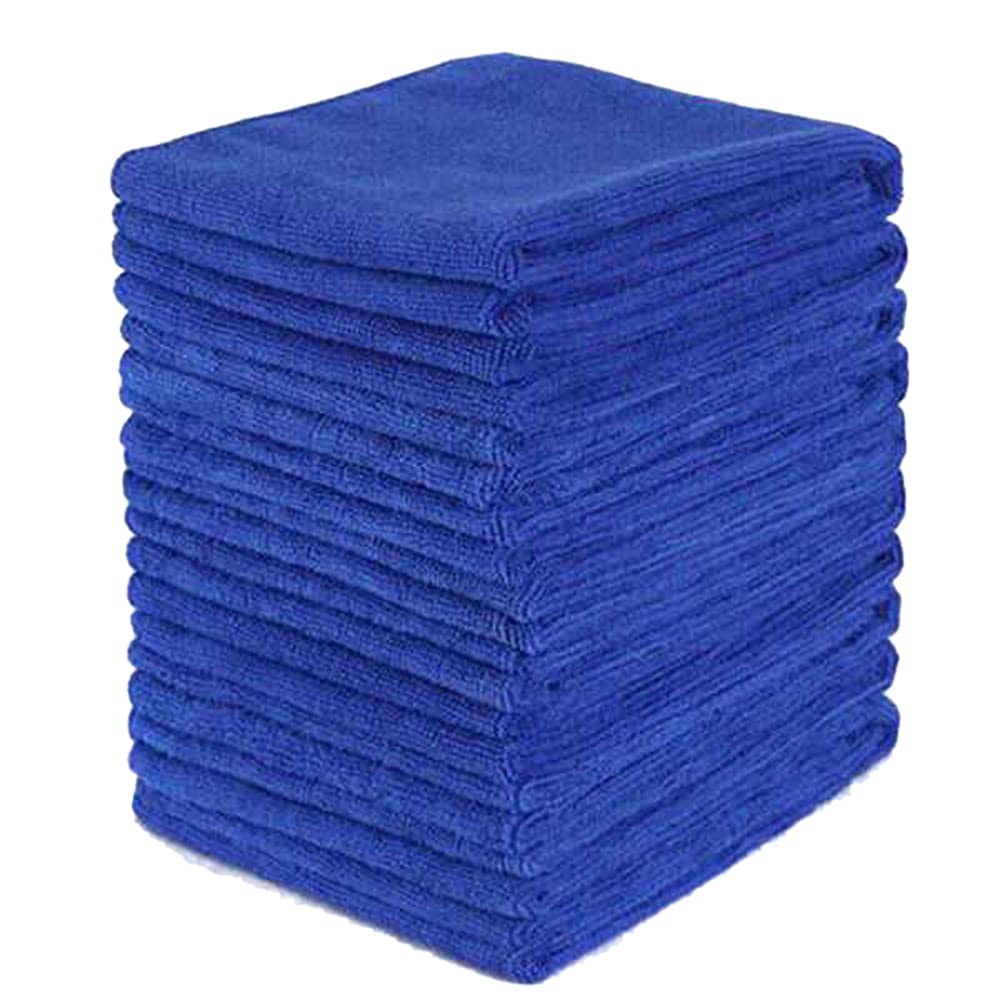 Chiffons en microfibre absorbants voiture cuisine essuyage bleu