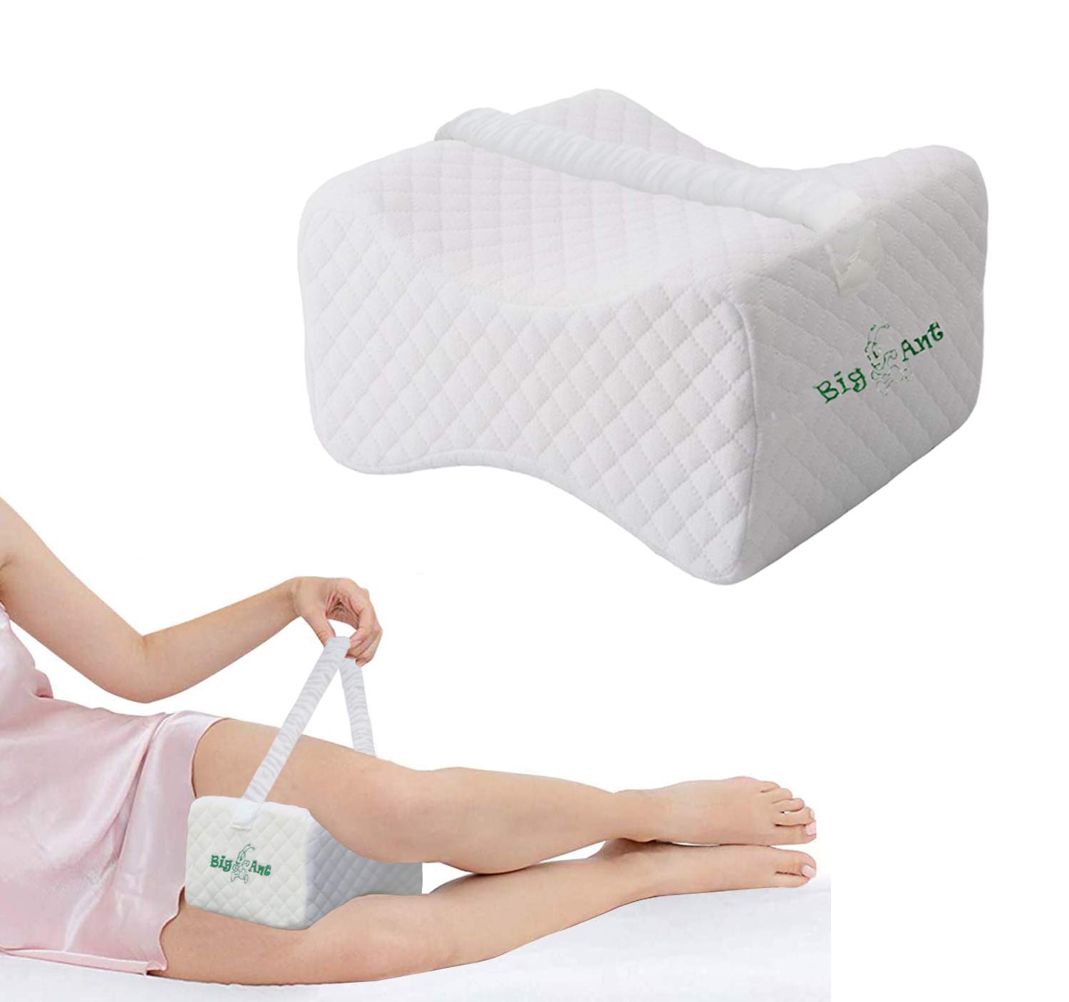 knee pillow with strap