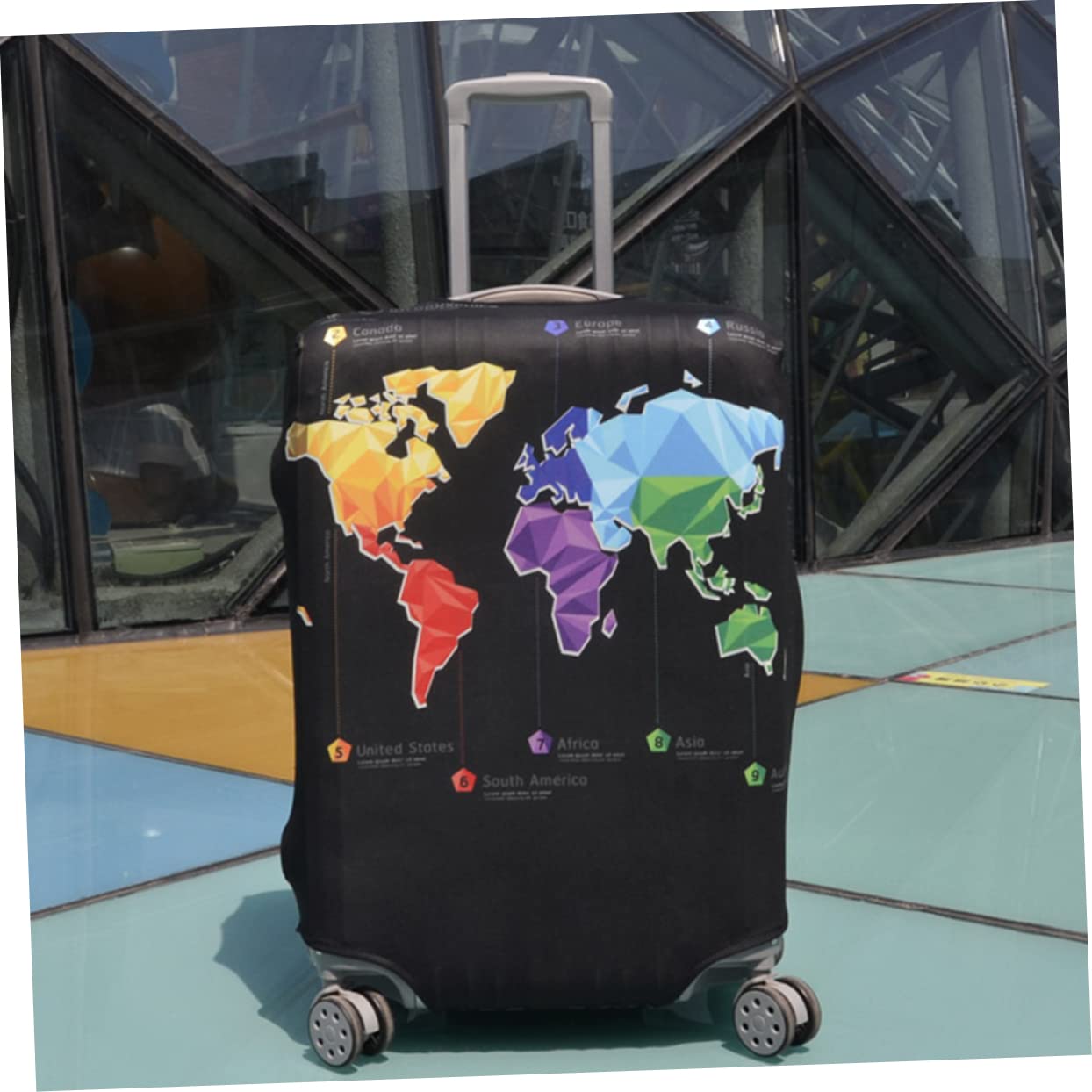 BESPORTBLE Funda de Maleta de Viaje Tamaño M Poliéster y Spandex Cremallera