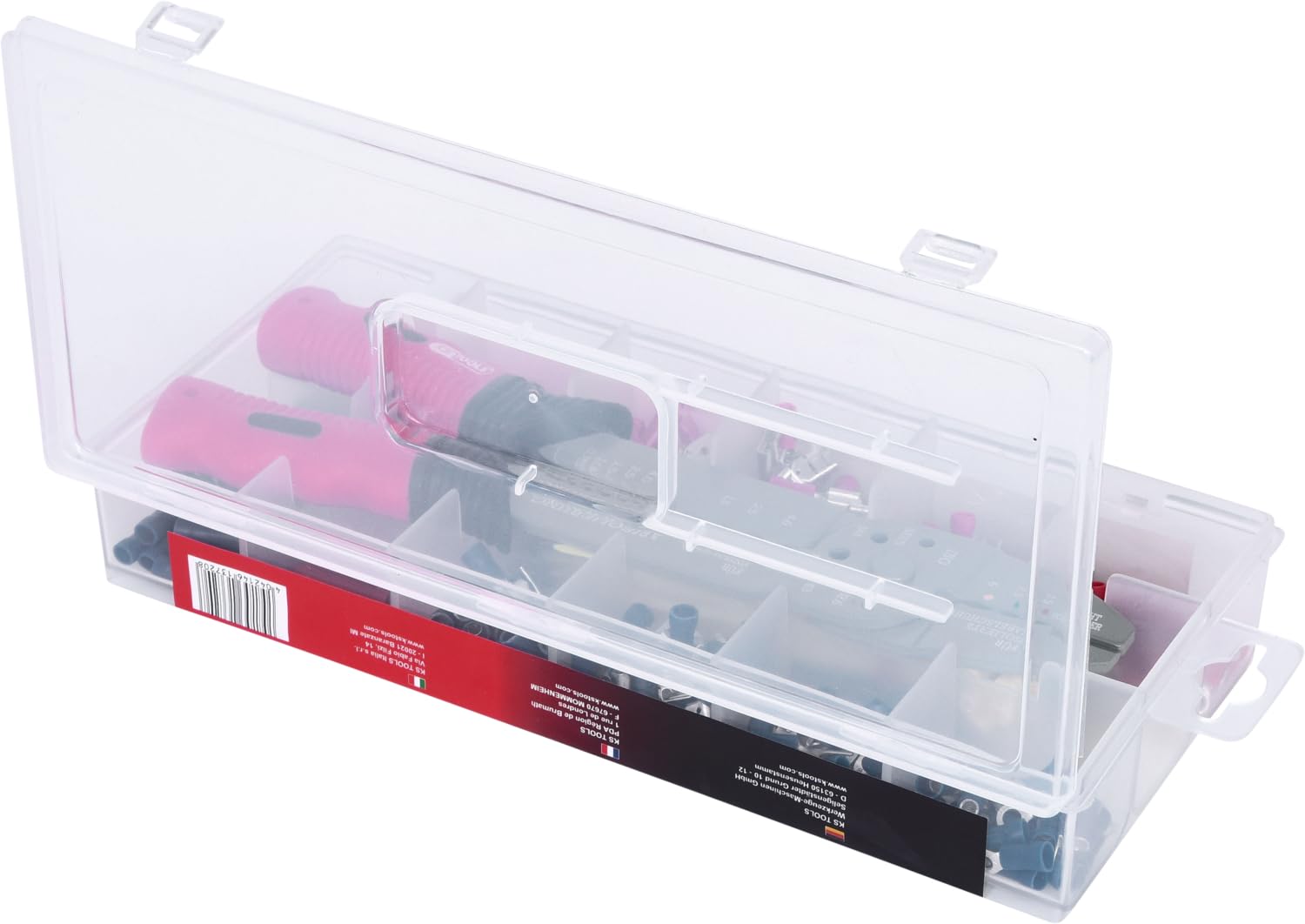 KS Tools 115.1230 Coffret de pinces à sertir standard pour cosses pré
